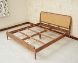 Maui Wooden King Size Bed Natural Oak