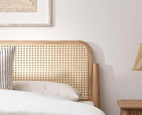 Capri Wooden King Size Bed (Copy) Furniselan Teak Finish