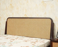 Maui Wooden Queen Size Bed Grey Finish