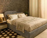 Mayfair Double Size Upholstered Bed- Boucle