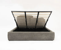 Mayfair Double Size Upholstered Bed- Boucle Furniselan Grey