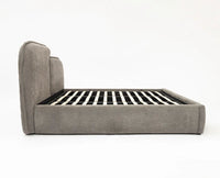 Mayfair Double Size Upholstered Bed- Boucle Furniselan Grey