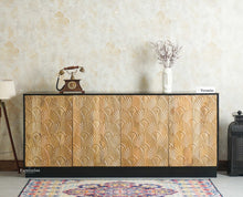 Mayur Wooden Large Sideboard Cabinet-Four Door