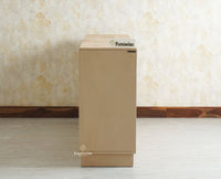 Mayur Wooden Large Sideboard Cabinet-Four Door Furniselan Stoneblast Oak