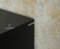 Mayur Wooden Sideboard Cabinet-Two Door Furniselan Natural Finish