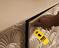 Mayur Wooden Sideboard Cabinet-Two Door Furniselan Stoneblast Oak