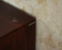 Melbourne Block Wooden Sideboard Cabinet 3 Doors Storage Unit Furniselan Grey Finish