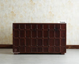 Melbourne Block Wooden Sideboard Cabinet 3 Doors Storage Unit Furniselan Grey Finish