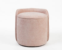 Mesa Cotton Pouffe Stool Furniselan Pink