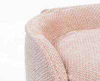 Mesa Cotton Pouffe Stool Furniselan Pink