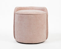 Mesa Cotton Pouffe Stool Furniselan Pink