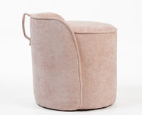 Mesa Cotton Pouffe Stool Furniselan Pink