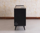 Mexico Four Door Large Sideboard Storage Cabinet - Sideboard - Furniselan - Black Finish