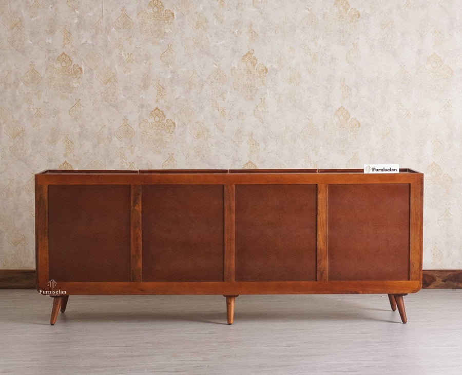 Mexico Four Door Large Sideboard Storage Cabinet Furniselan - White