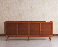 Mexico Four Door Large Sideboard Storage Cabinet Furniselan - Brown-Finish