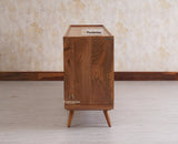 Mexico Four Door Large Sideboard Storage Cabinet - Sideboard - Furniselan - Natural Oak
