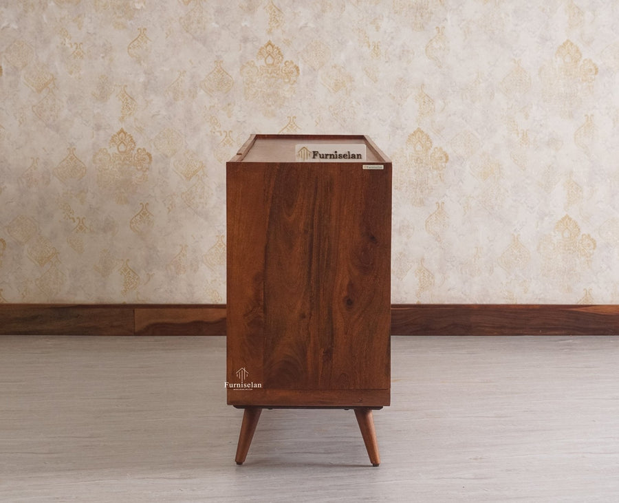 Mexico Four Door Large Sideboard Storage Cabinet Furniselan - White
