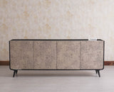 Mexico Four Door Large Sideboard Storage Cabinet - Sideboard - Furniselan - Black Finish