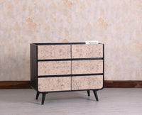 Mexico Solid Wood Six Drawers Storage Chest of Drawer - Furniselan