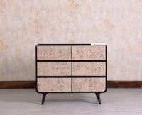 Mexico Solid Wood Six Drawers Storage Chest of Drawer - Furniselan