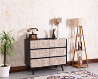 Mexico Solid Wood Six Drawers Storage Chest of Drawer - Furniselan