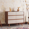Mexico Solid Wood Six Drawers Storage Chest of Drawer - Furniselan - Brown-Finish