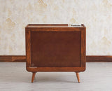 Mexico Solid Wood Three Drawers Storage Chest of Drawer - Furniselan - Brown-Finish