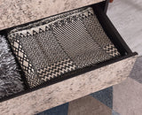 Mexico Solid Wood Three Drawers Storage Chest of Drawer - Furniselan - Black Finish