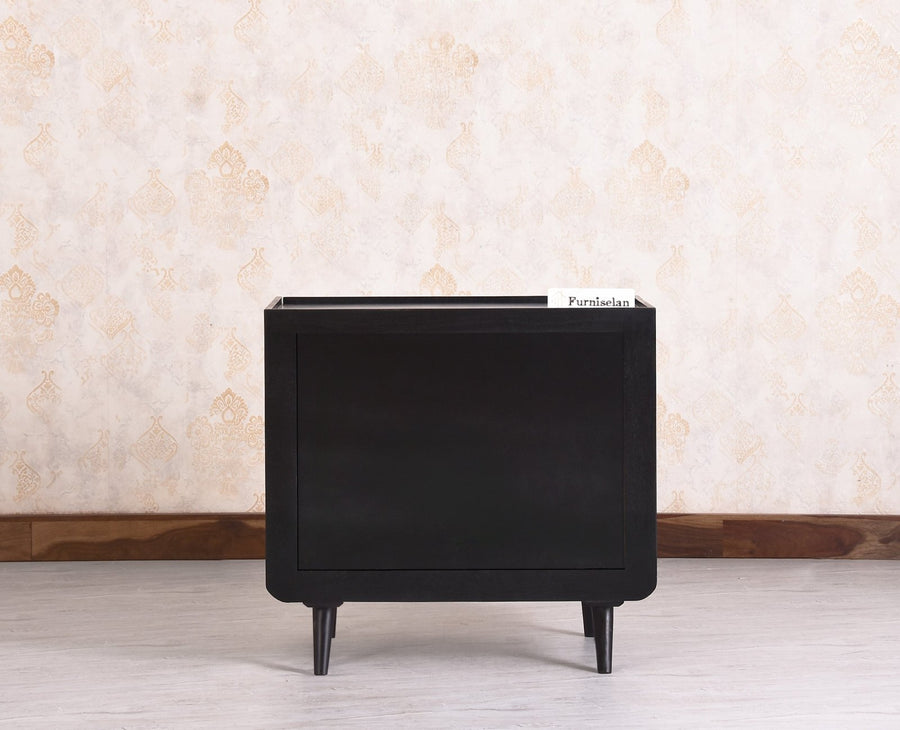 Mexico Solid Wood Three Drawers Storage Chest of Drawer - Furniselan - Black Finish