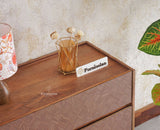 Mexico Solid Wood Three Drawers Storage Chest of Drawer Furniselan - Natural-Oak-Finish