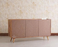 Mexico Three Door Sideboard Storage Cabinet Furniselan - Natural-Oak