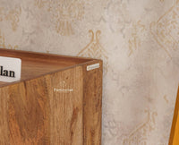 Mexico Three Door Sideboard Storage Cabinet Furniselan - Natural-Oak