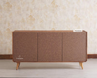 Mexico Three Door Sideboard Storage Cabinet Furniselan - Natural-Oak