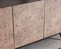 Mexico Three Door Sideboard Storage Cabinet Furniselan - Black-Finish