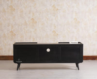 Mexico Two Door and One Drawer TV Cabinet Furniselan - Black-Finish