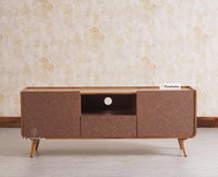 Mexico Two Door and One Drawer TV Cabinet Furniselan - Natural-Oak
