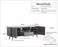 Mexico Two Door and One Drawer TV Cabinet - Tv Cabinet - Furniselan