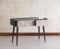 Mexico Two Drawer Console Table Furniselan - Black-Finish