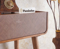Mexico Two Drawer Console Table Furniselan - Natural-Oak