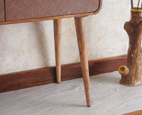 Mexico Two Drawer Console Table Furniselan - Natural-Oak