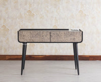 Mexico Two Drawer Console Table Furniselan - Black-Finish