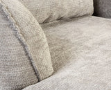 Miami Swivel Cotton Chair Furniselan Light Grey