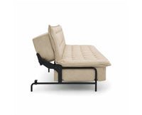 Milo Space-Saving Armless Sofa Cum Bed - Brown