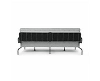 Milo Space-Saving Armless Sofa Cum Bed - Dark Grey