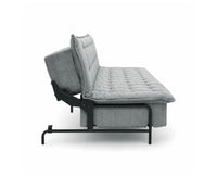 Milo Space-Saving Armless Sofa Cum Bed - Dark Grey