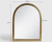 Miya Mirror Distressed Gold