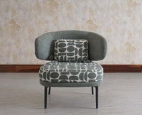 ModMint Curve Accent Chair Sofa - Dining Chair - Furniselan - Sage-Green
