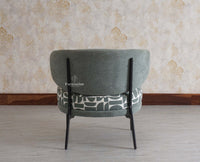 ModMint Curve Accent Chair Sofa - Dining Chair - Furniselan - Sage-Green