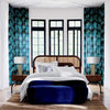 Monaco Wooden Queen size Bed Furniselan - Brown-Finish
