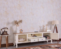 Mumbai Entertainment Unit Tv Cabinet - Two Doors Two Drawers - Tv Cabinet - Furniselan Frosty White
